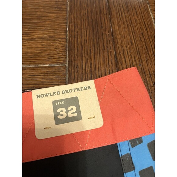 Howler Brothers Men’s Size 32 Ensueno Boardshorts Warped Checkers NWT - Picture 3 of 4